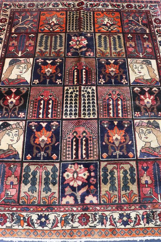 A Bakhtiar rug, 190 x 145cm